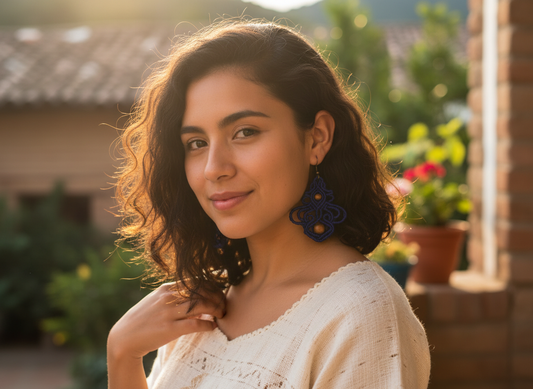 Aretes "Olas del Cielo"