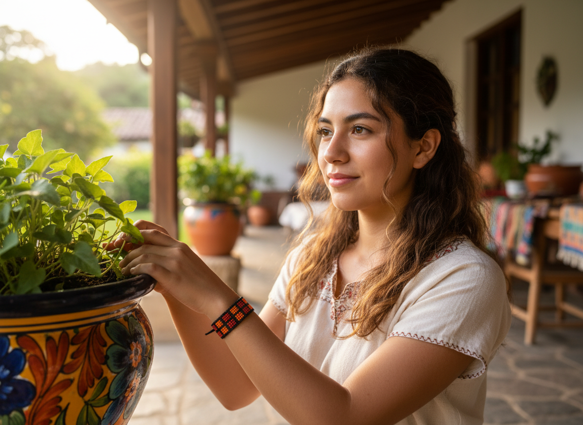 Brazalete diseño cuadrado