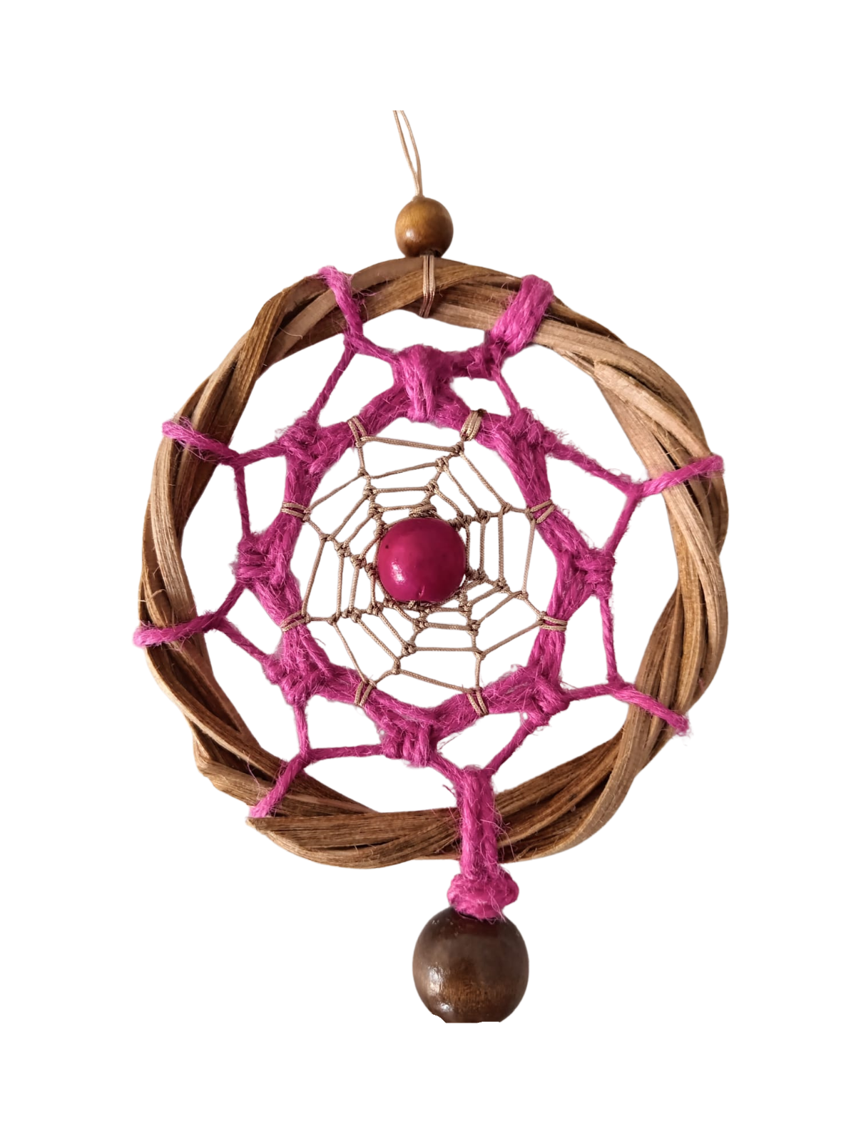 Atrapasueño Naturaleza Rosa