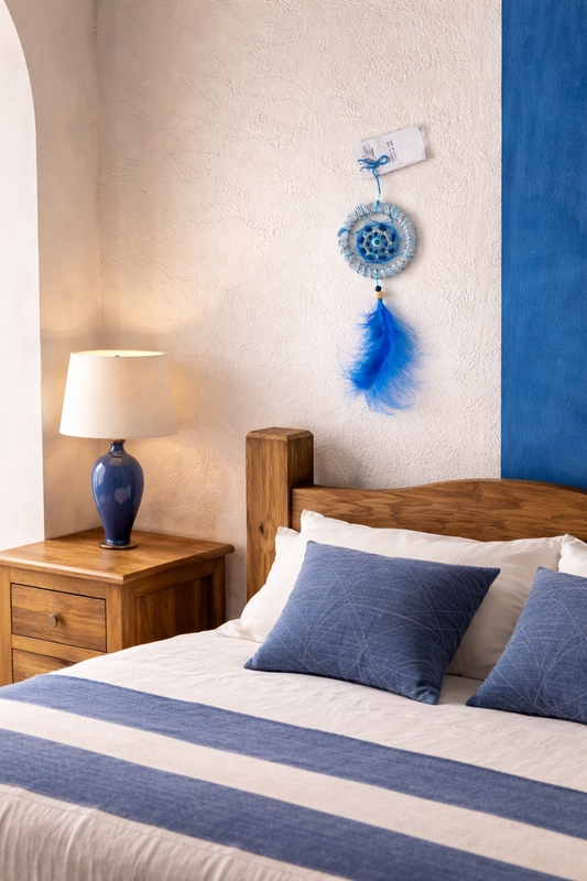 Atrapasueños Ojo Turco Celeste