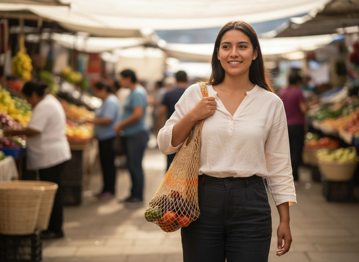 🧺Shigra Naranja claro