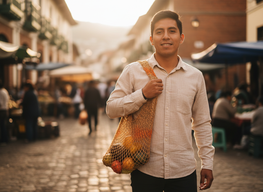 🧺Shigra Naranja claro