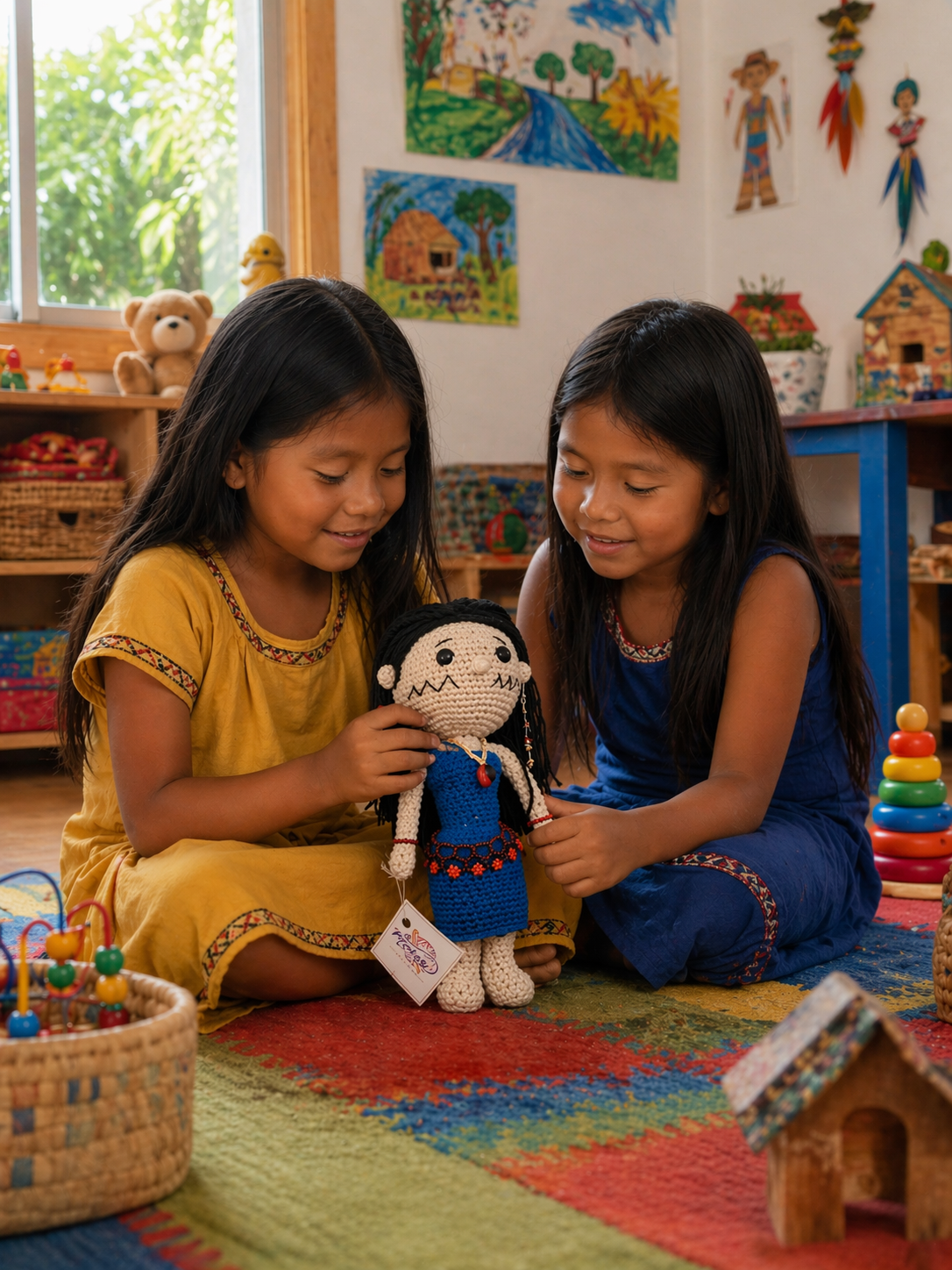 Muñeca Amigurumi “Raíces de Vida”