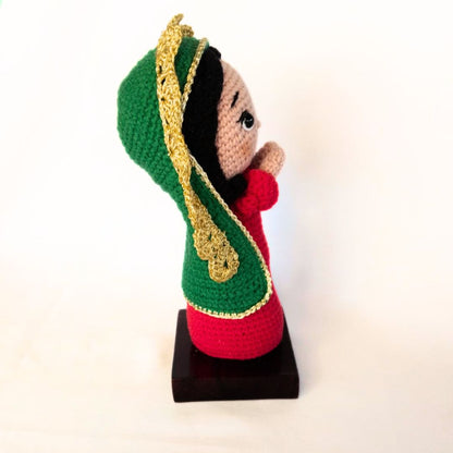 Amigurumi Virgen de Guadalupe