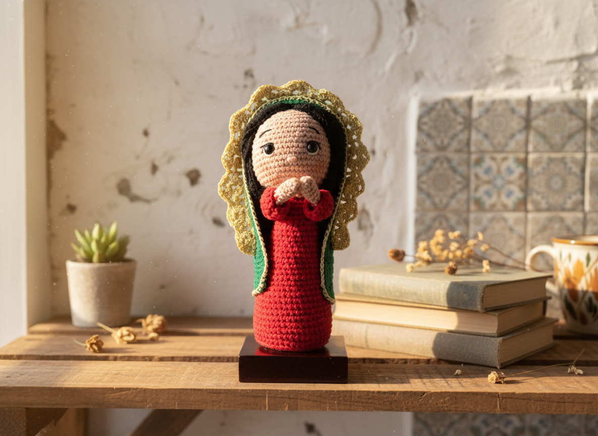 Amigurumi Virgen de Guadalupe