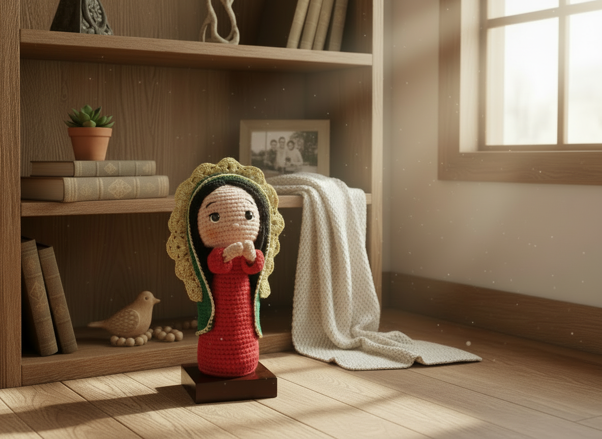 Amigurumi Virgen de Guadalupe