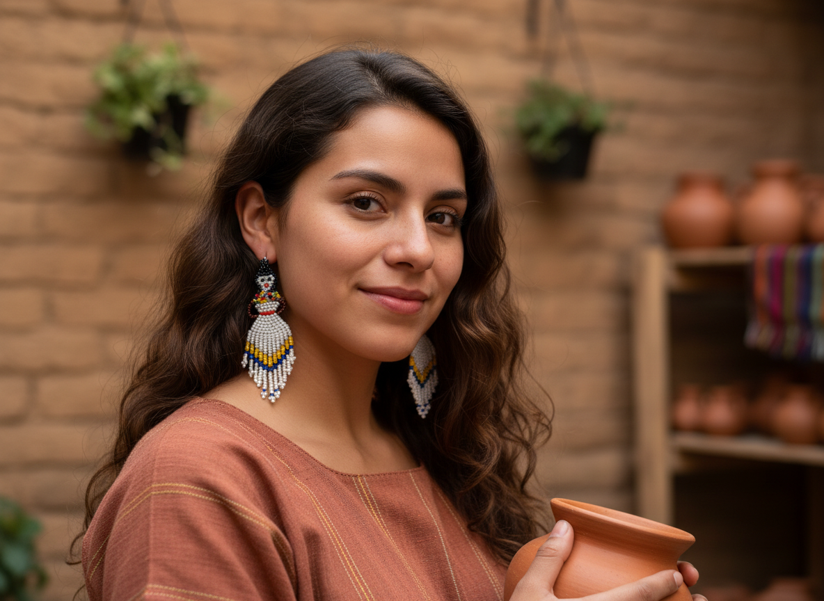 Arete blanca encantada