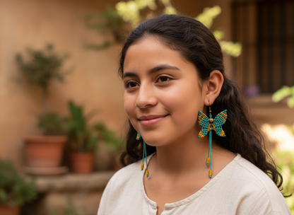 Aretes Mariposa