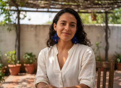 Aretes "Olas del Cielo"