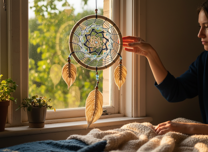 ✨ Atrapasueños Azul y Celeste