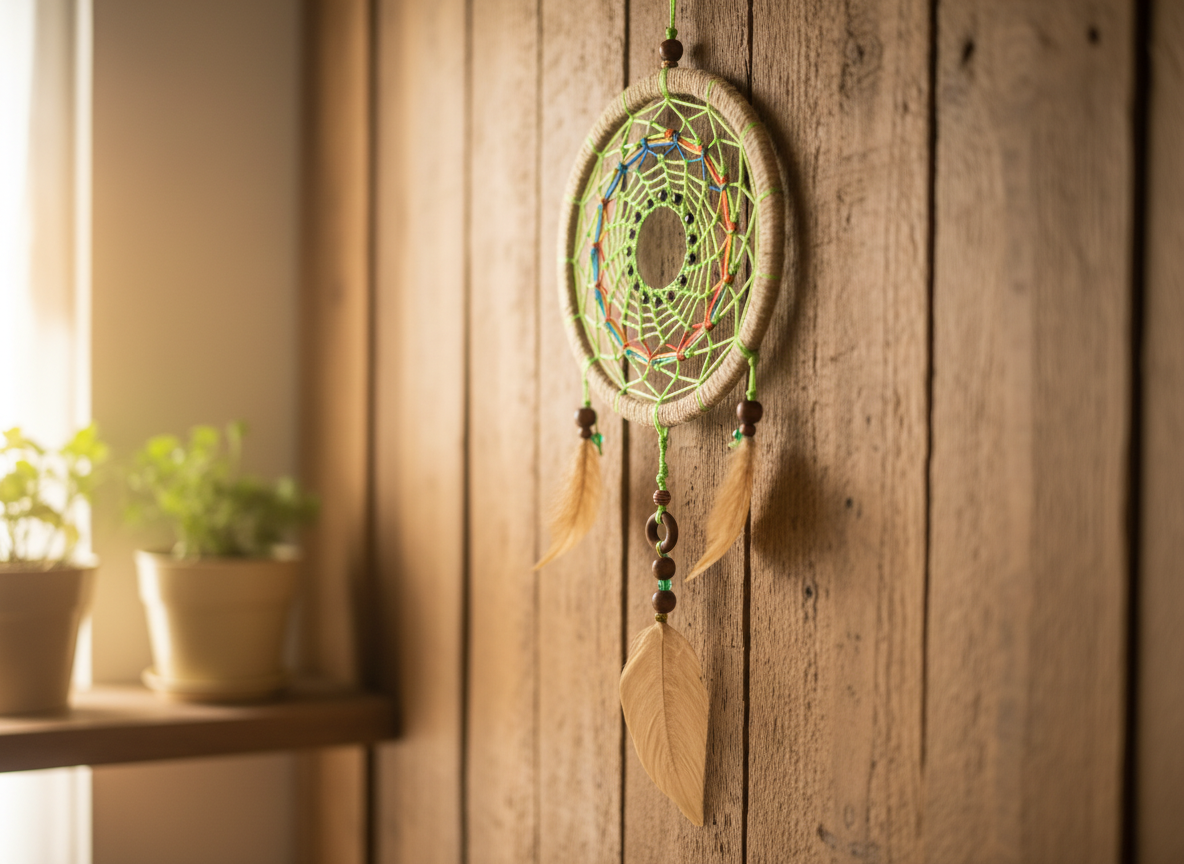 ✨ Atrapasueños Verde Brillante