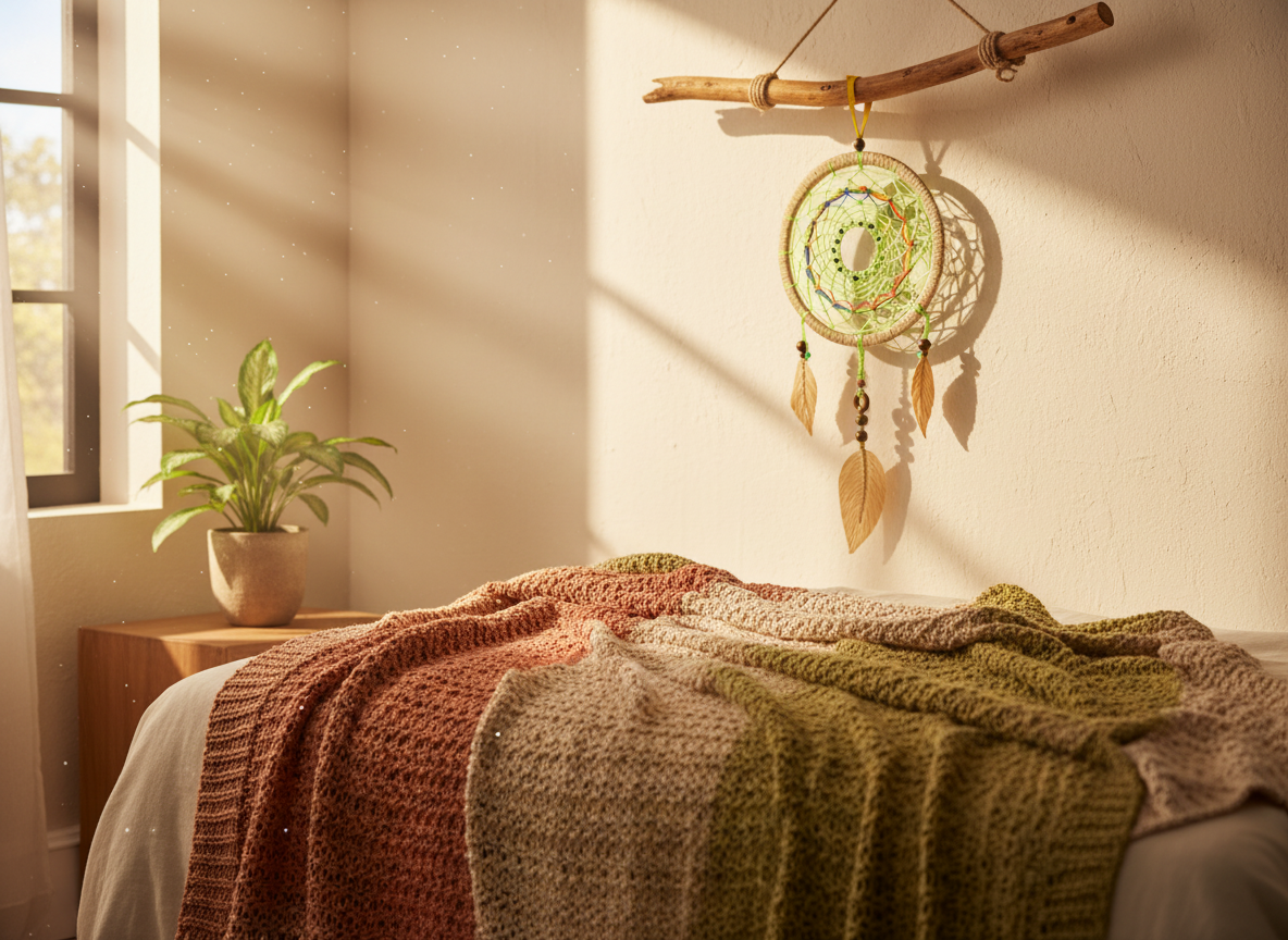 ✨ Atrapasueños Verde Brillante