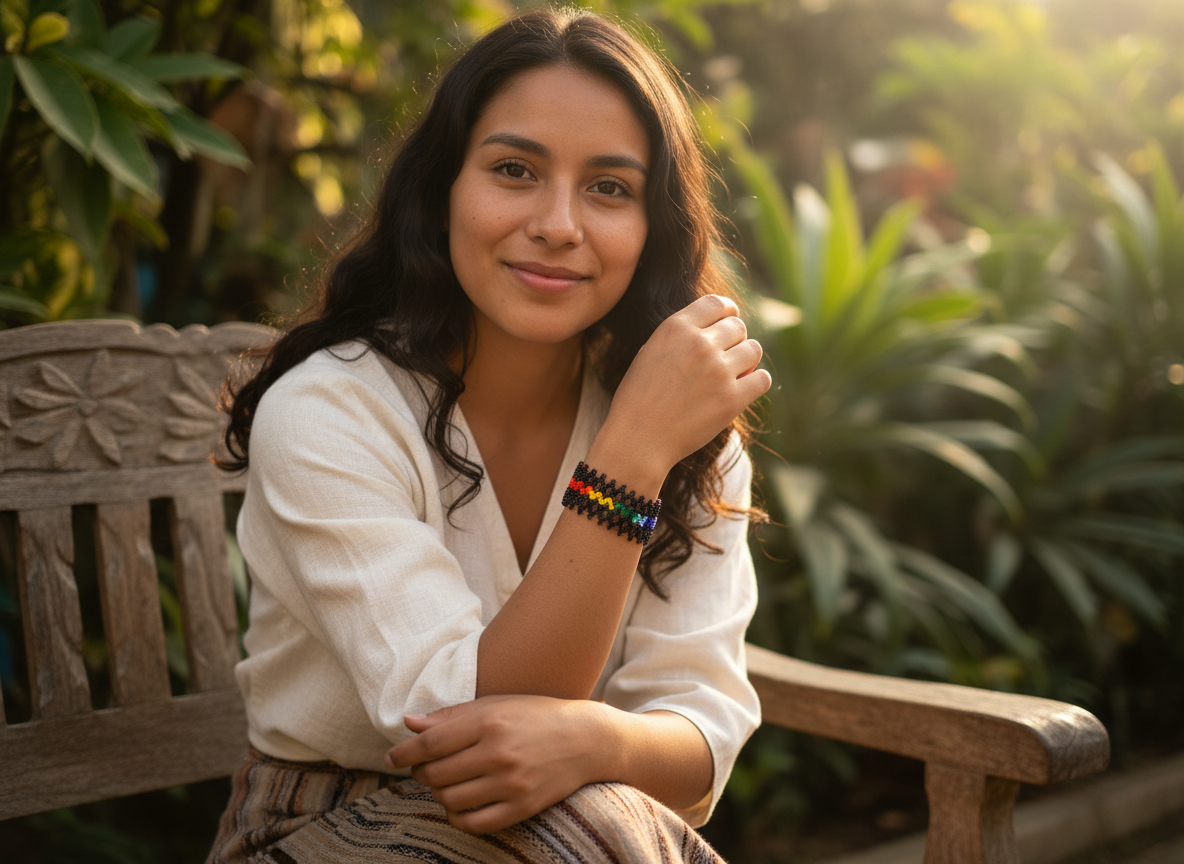 Brazalete Arcoíris Nocturno