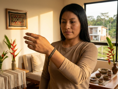 Brazalete Brillo Cuadrado