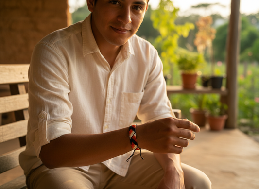 Brazalete “Geometría Amazónica”