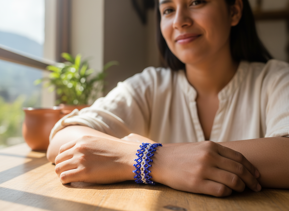 Brazalete Marina Blanca