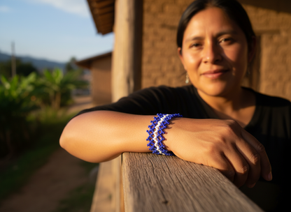 Brazalete Marina Blanca