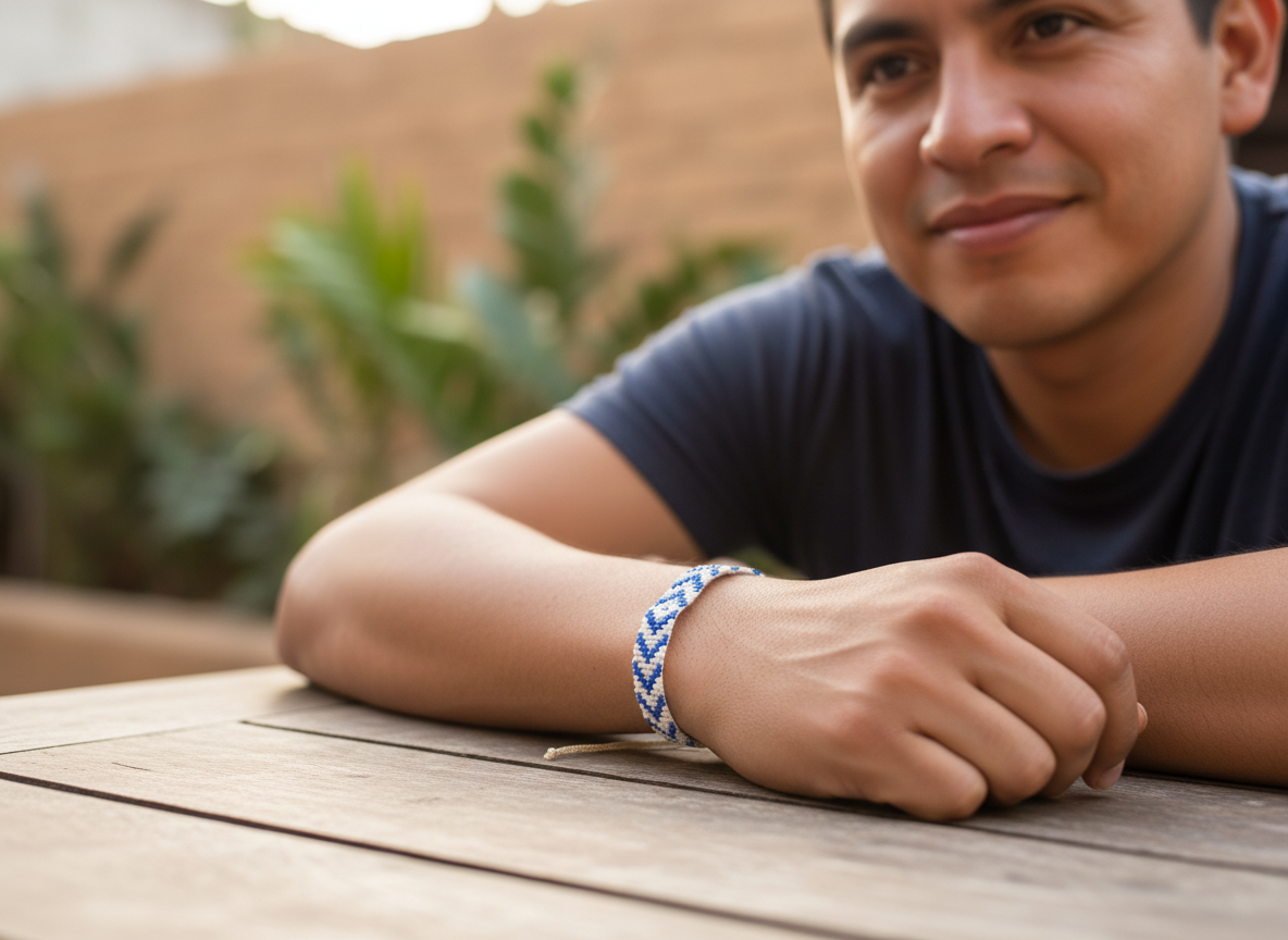 Brazalete Triángulos Entrelazados