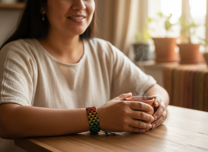 Brazalete colores geométricos