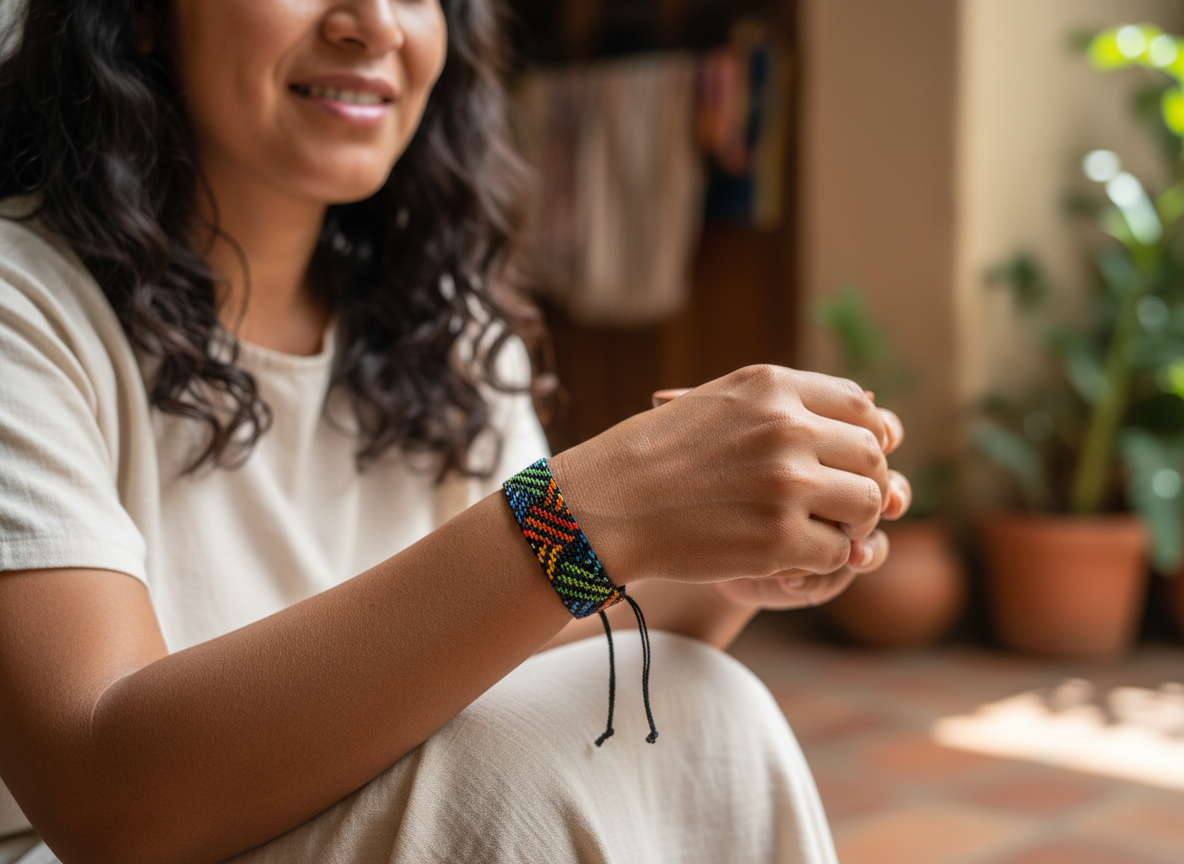 Brazalete colores geométricos