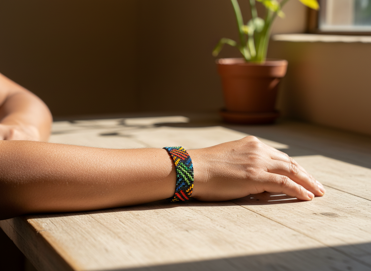 Brazalete colores geométricos