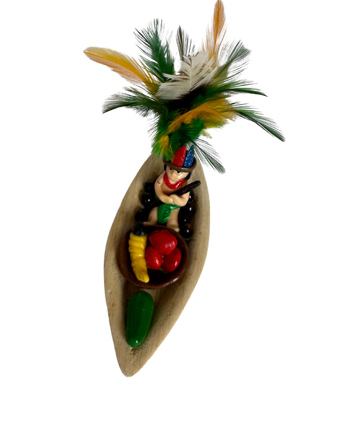 Canoa Amazónica mediana decoración