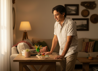 Canoa Amazónica mediana decoración