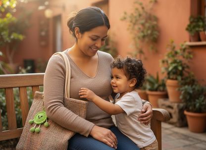 Colgante Daysi Verde agua