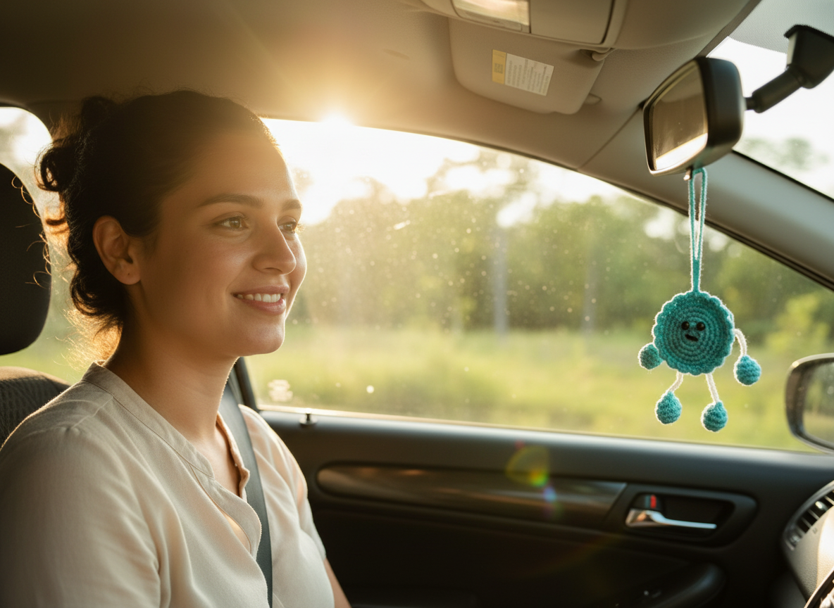 Colgante Daysi Celeste