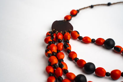 Collar Huayruro 5 Hebras Nativas