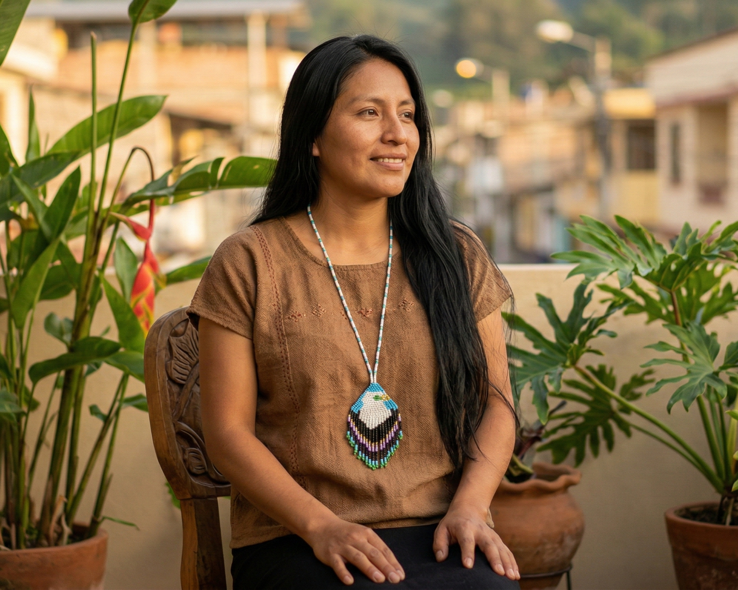 Collar Triangulo Águila Ancestral