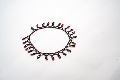 Collar Rojo Impresionante