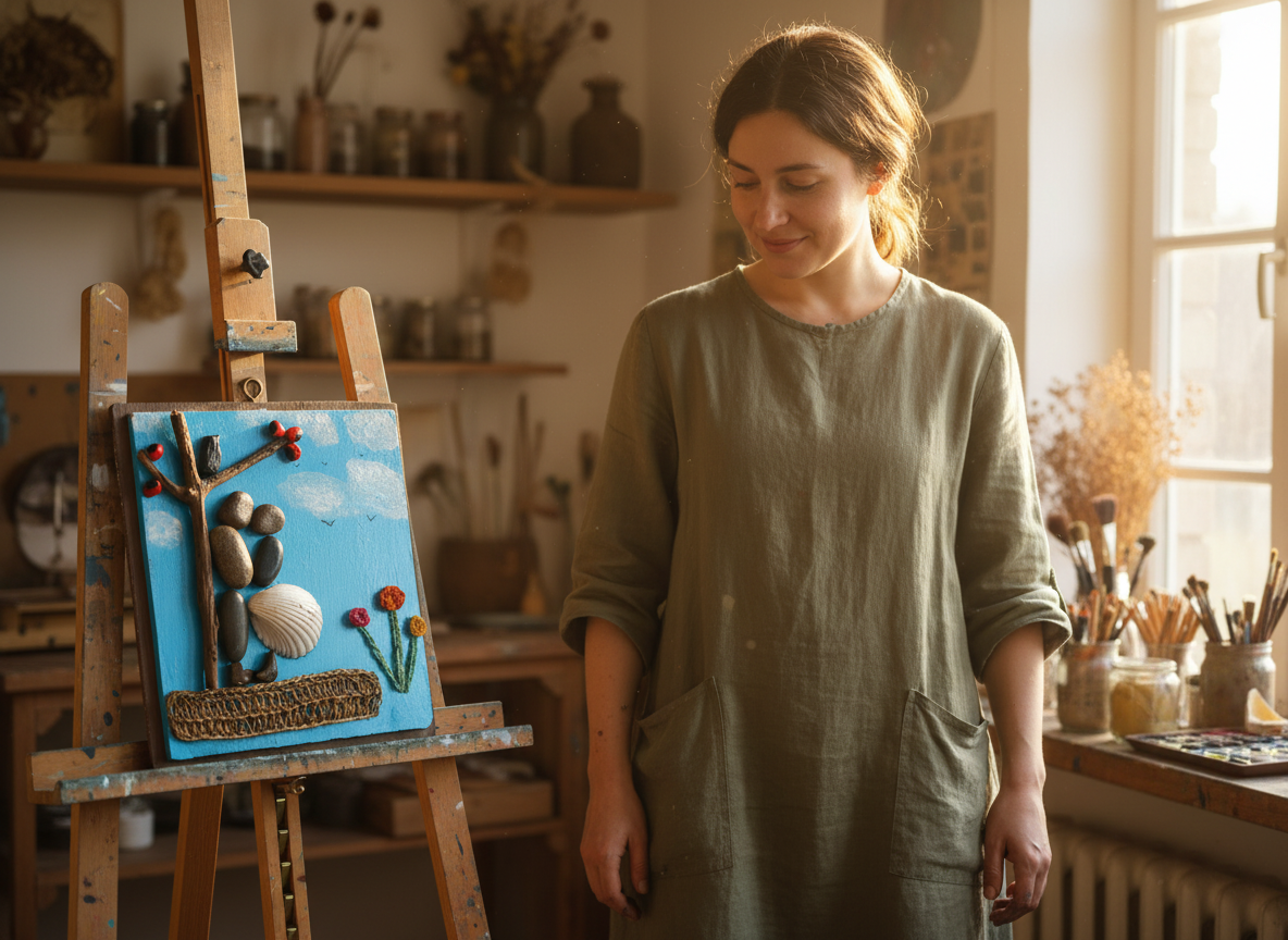 Cuadro Bajo el Cielo Azul