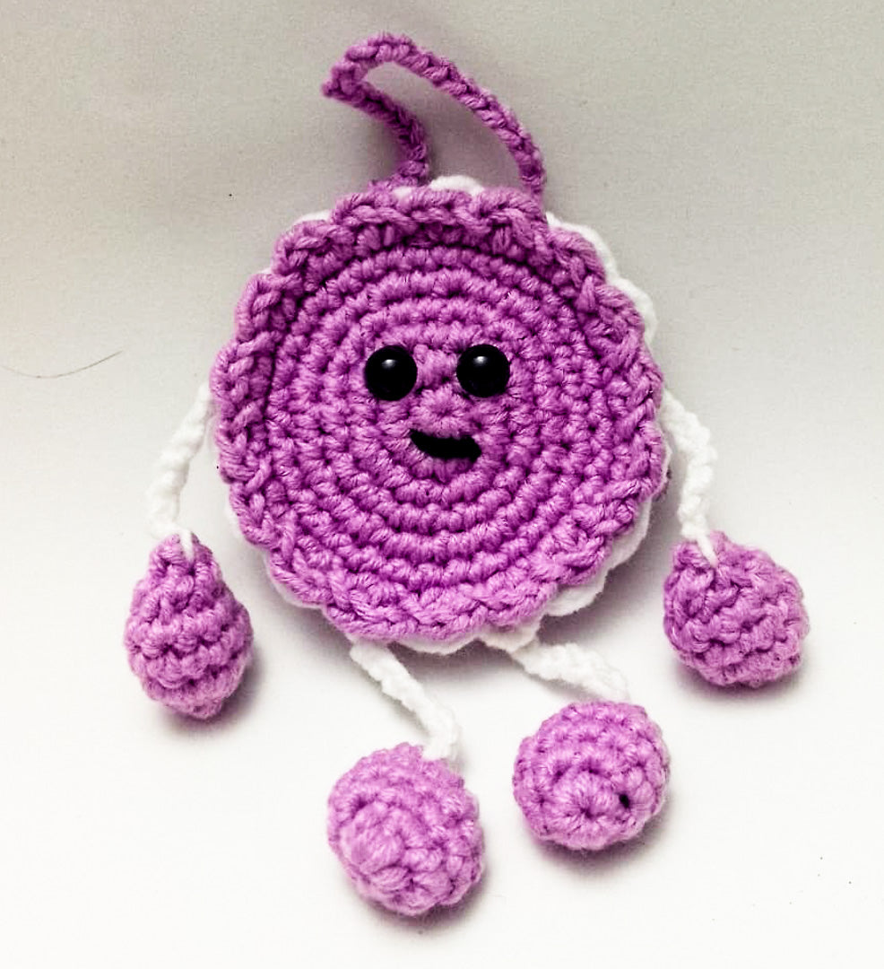 Colgante Daysi Morado