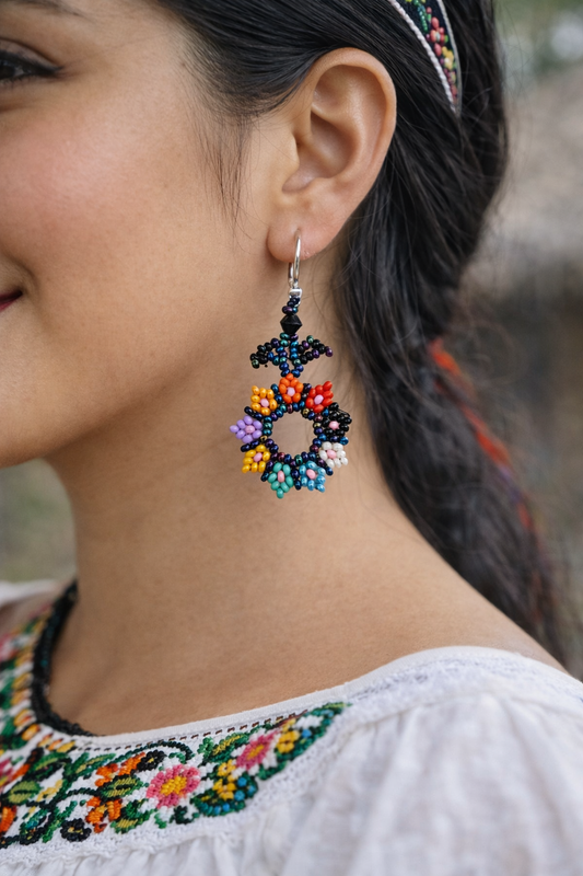 Aretes Estrella Floral