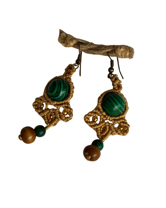 Aretes "Esencia Esmeralda"