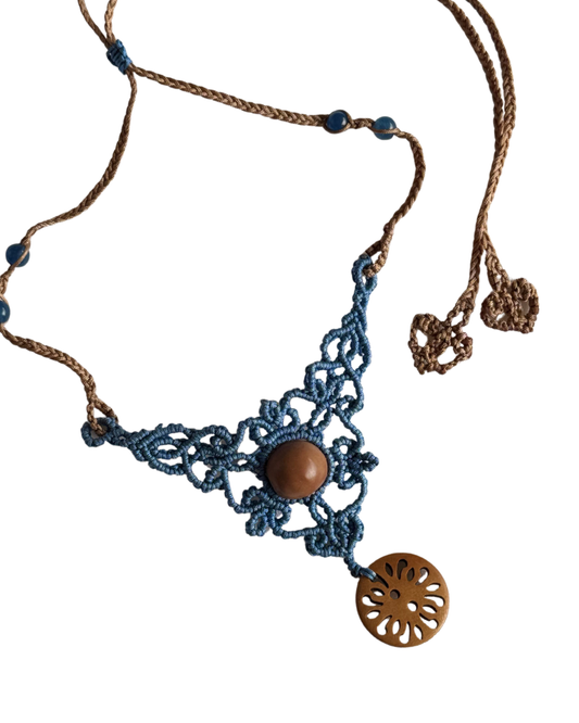 Collar "Raíz Celeste"