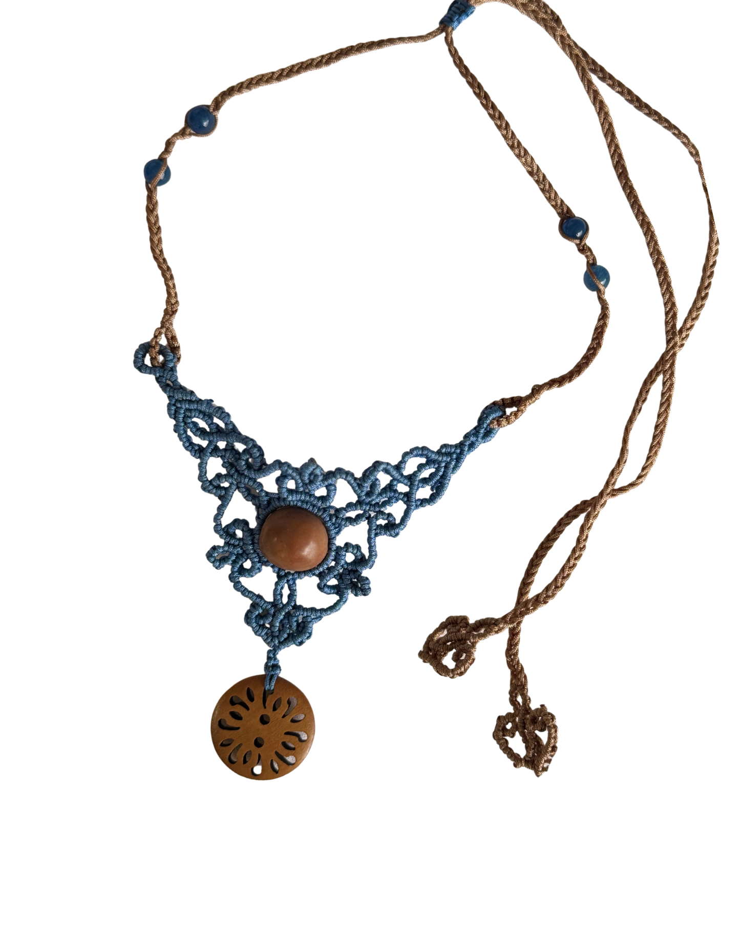 Collar "Raíz Celeste"