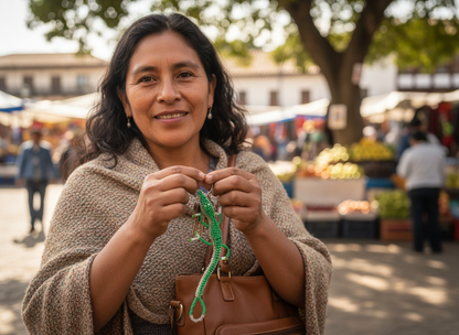 Llavero Exótico Reptil Verde
