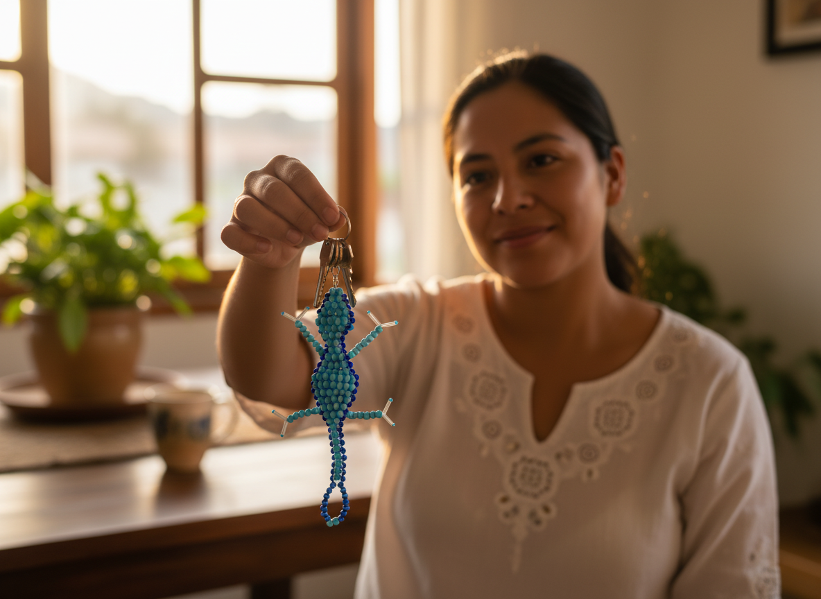 Llavero Gecko Azulito