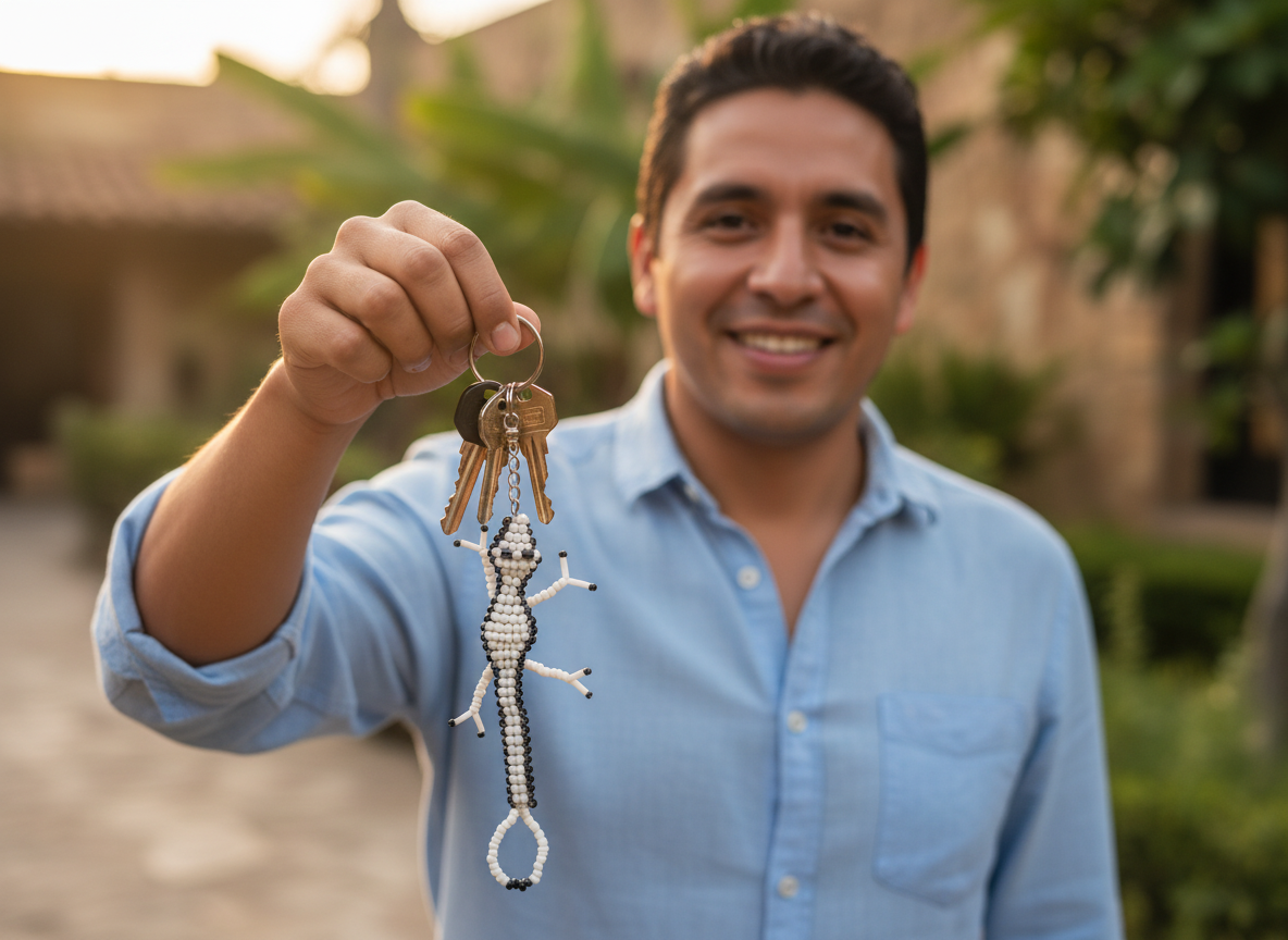 Llavero Reptil Clásico