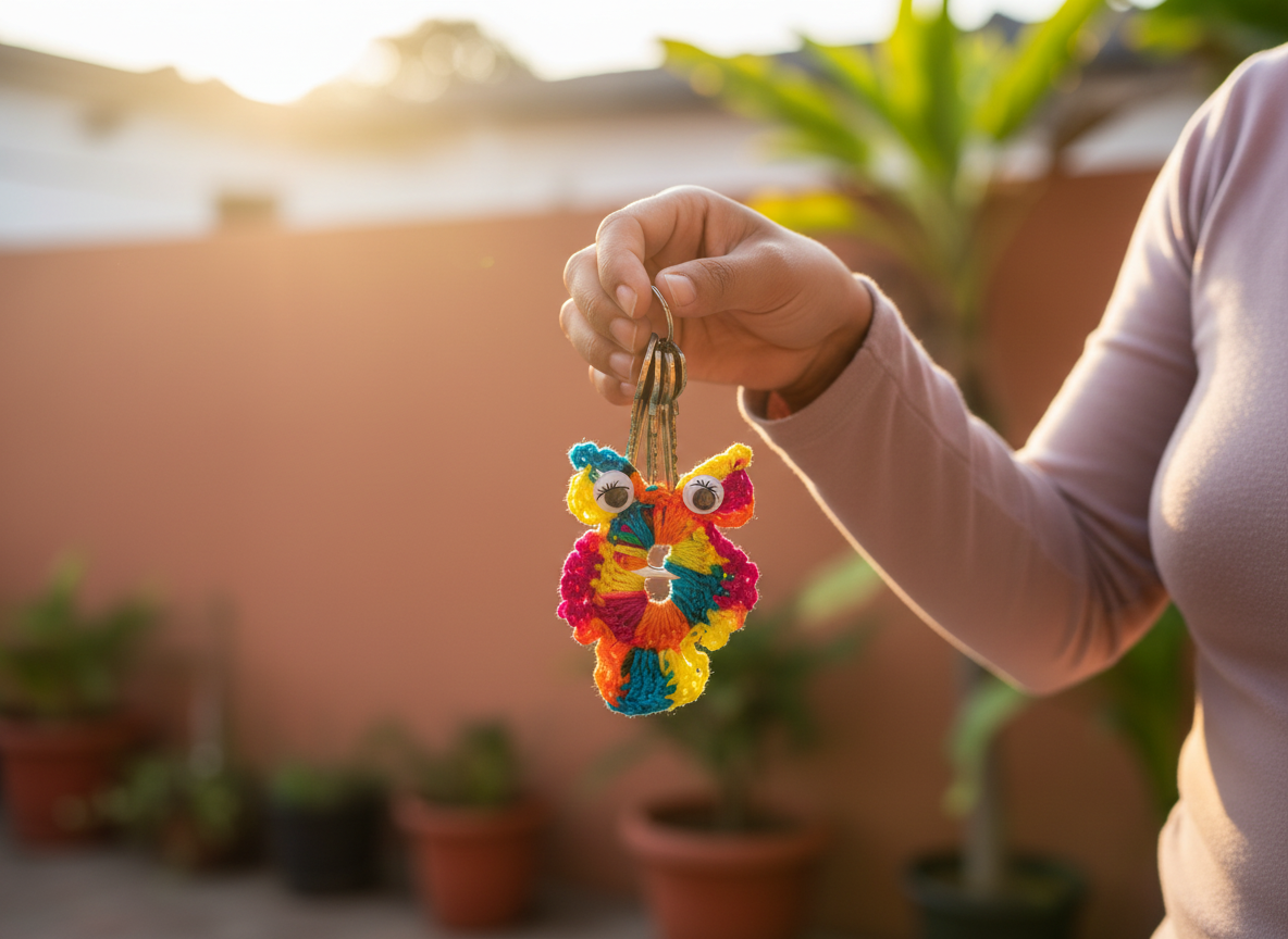 Llavero eco amigable de Búho