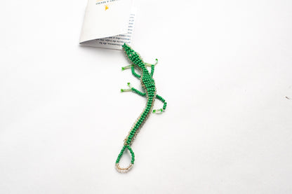 Llavero Exótico Reptil Verde