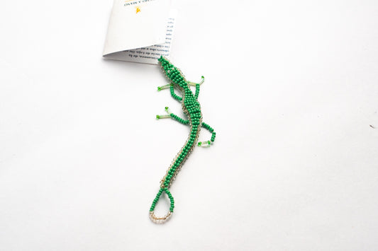 Llavero Exótico Reptil Verde