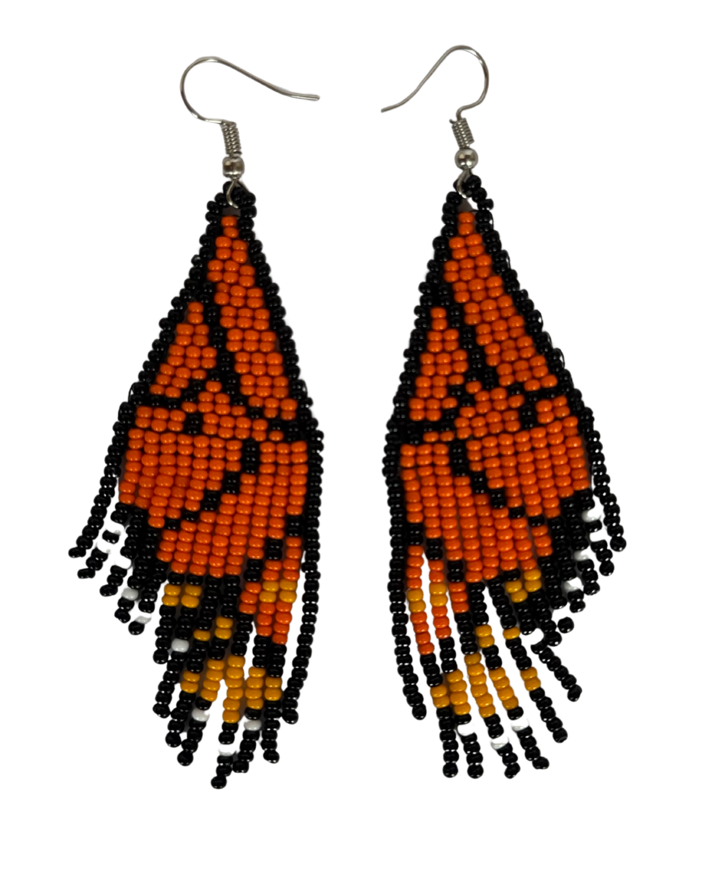 Aretes “Alas de Fuego mariposa Monarca”