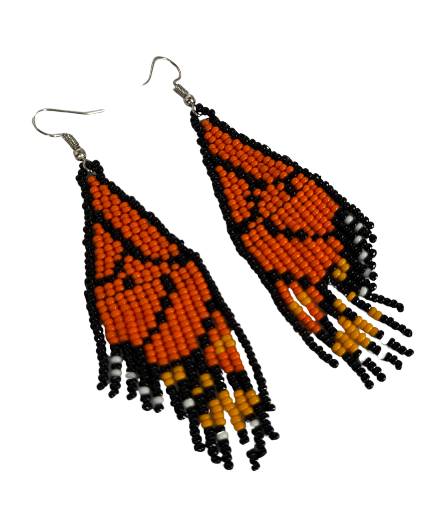 Aretes “Alas de Fuego mariposa Monarca”