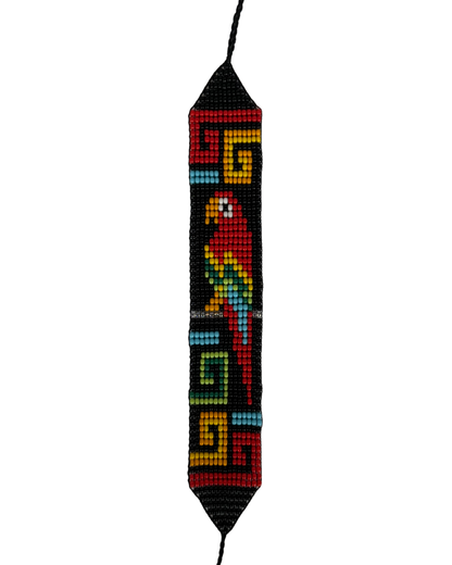 Brazalete Guacamayo rojo