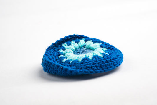 Monedero Azul Floral