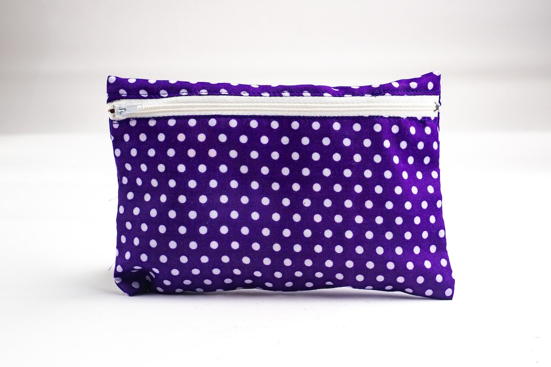 Cartuchera Purple and White